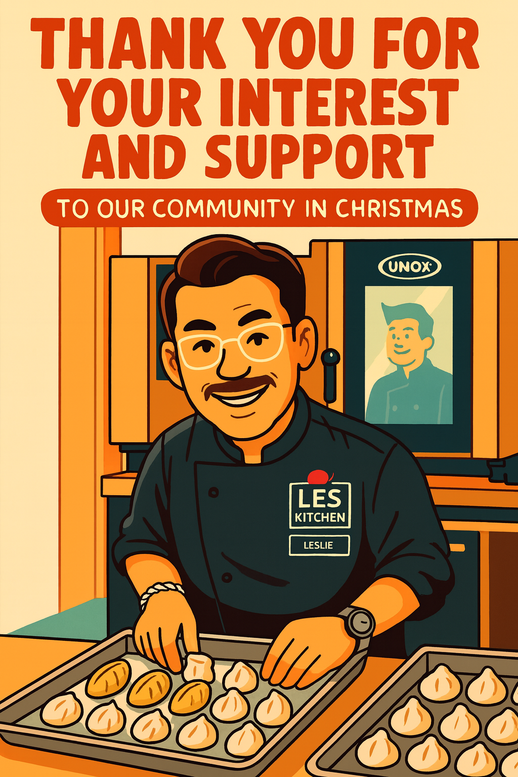 Thank You from Chef Leslie Chan